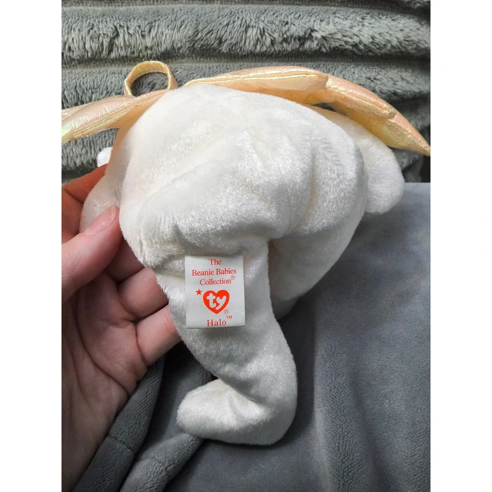 NWT Ty Halo the Angel Bear Beanie Baby